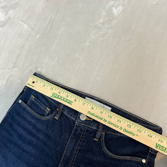 Athleta Jeans Womens 8 Tall Blue Denim Sculptek Ultra Skinny High Rise 511195-00 - Picture 8 of 14